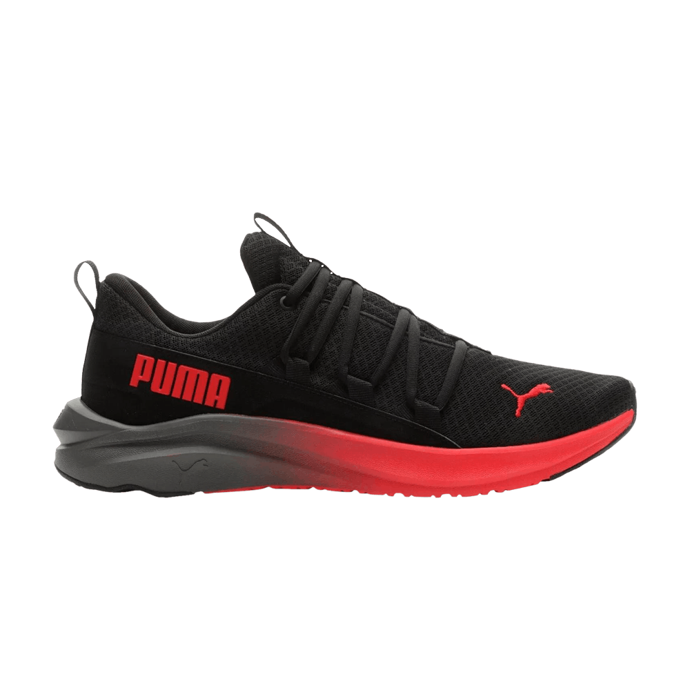 Кроссовки Puma Softride One4All Fade 'Black High Risk Red'