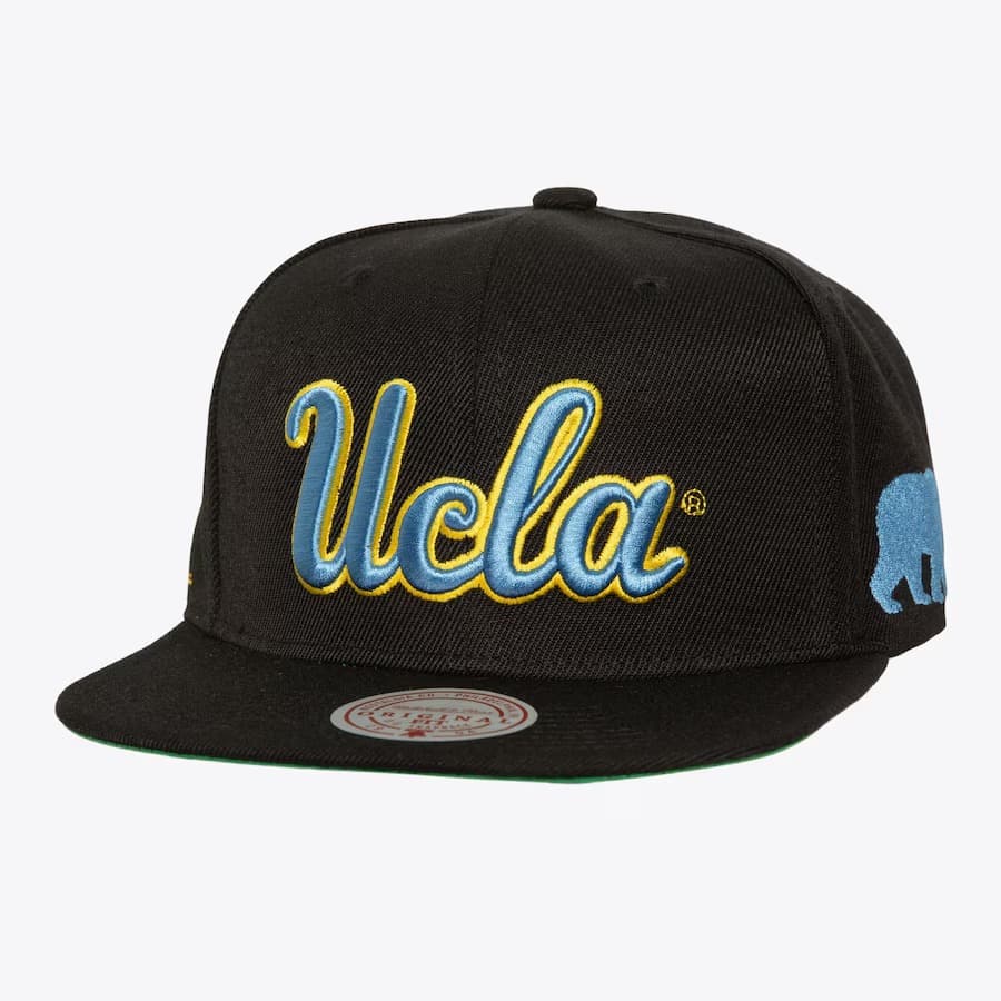 Mitchell-Ness-Black-UCLA-Bruins-Triple-Play-Snapback-Hat