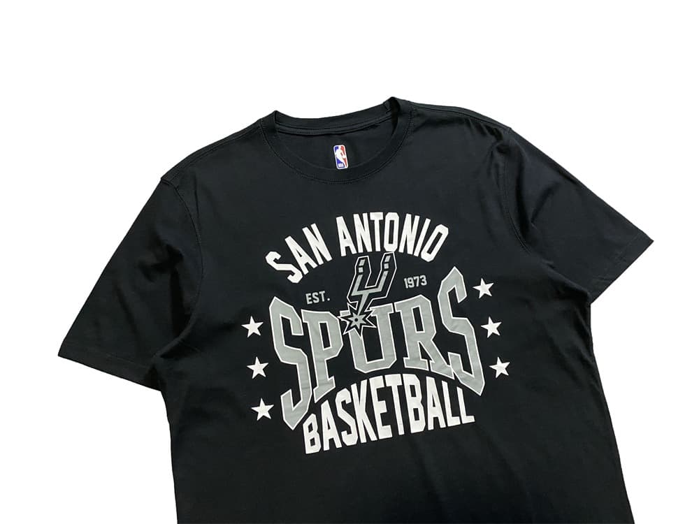 Футболка Main Squeeze NBA San Antonio Spurs Black T-Shirt