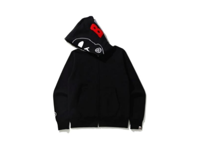 Худи BAPE 2nd Ape Full Zip Hoodie (SS21) Black