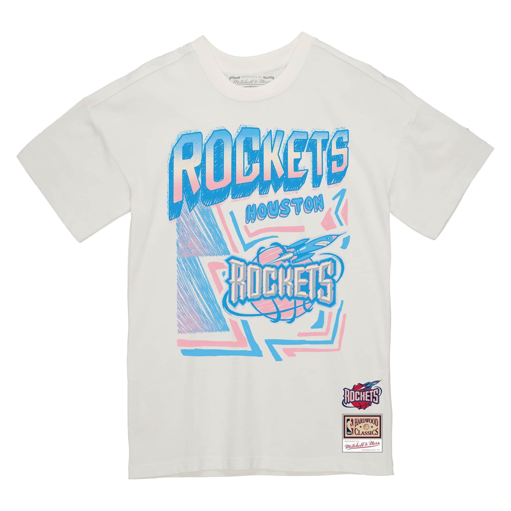 Футболка Mitchell & Ness Sidewalk Sketch Houston Rockets T-Shirt