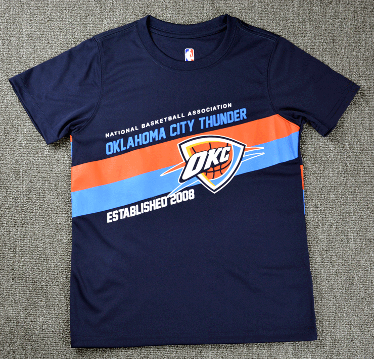 Футболка 2020 NBA Oklahoma City Thunder 0 Dark Blue