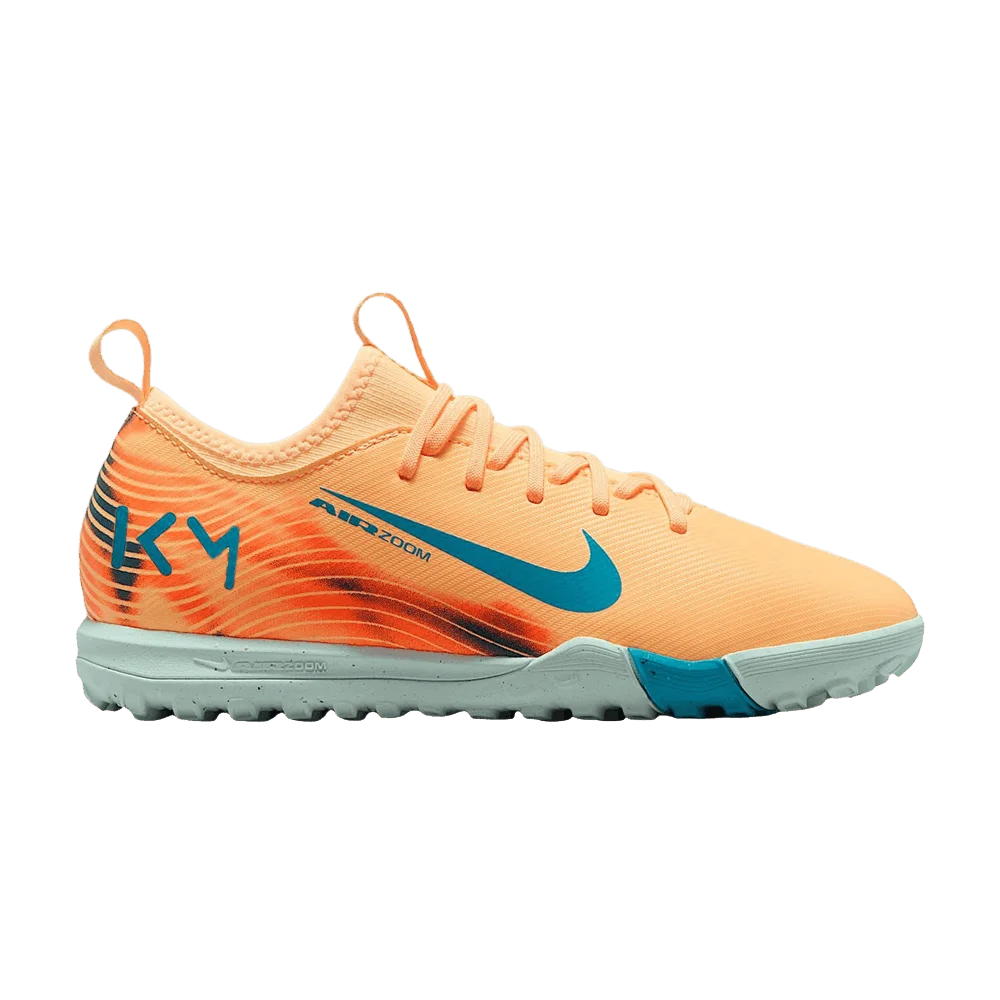 Кроссовки Kylian Mbappé x Nike Jr. Mercurial Vapor 16 Academy GS 'Melon Tint/Igloo/Neo Turquoise'