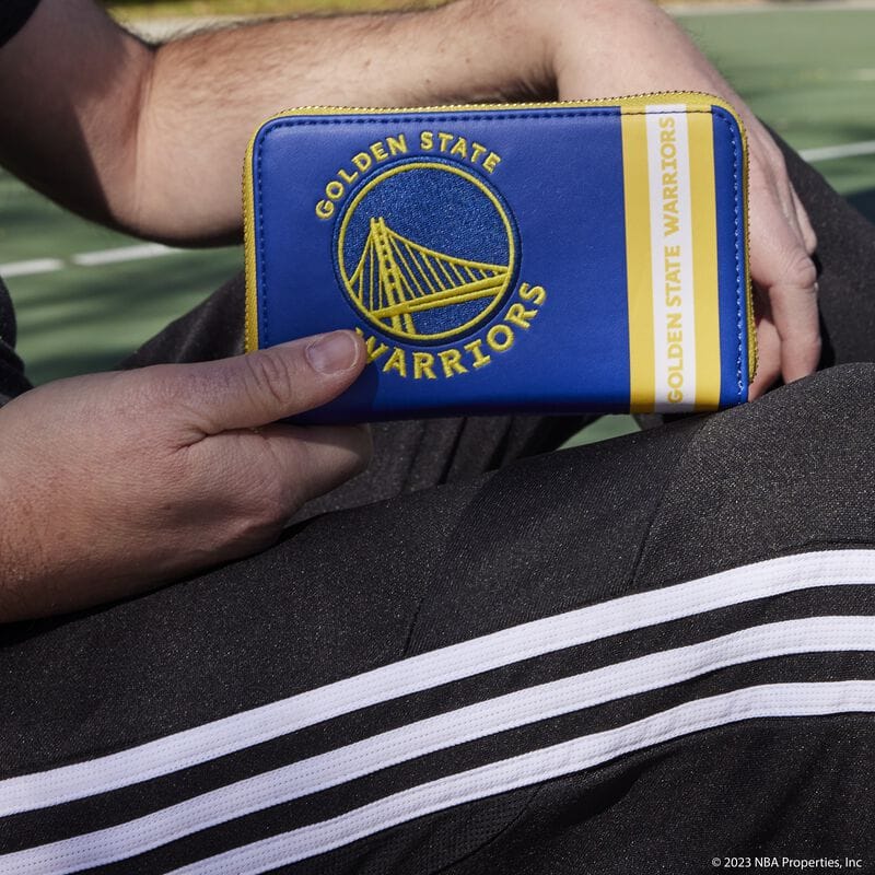 Кошелёк NBA Golden State Warriors Patch Icons Zip Around Wallet
