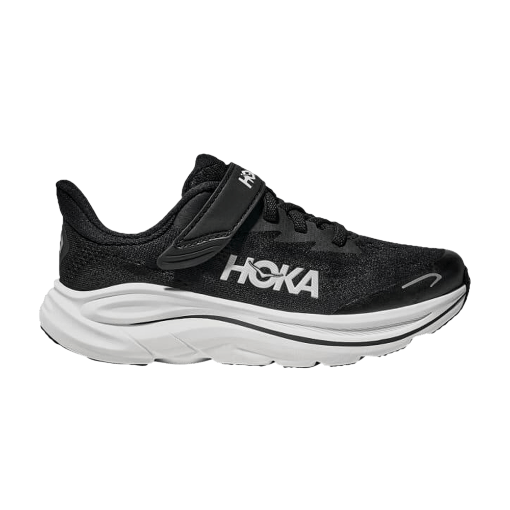 Кроссовки HOKA Clifton 10 Little Kids 'Black White'