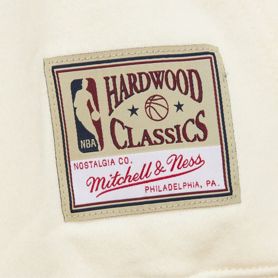 Худи Mitchell & Ness Cream Houston Rockets Sswagger Fleece Pullover Hoodie