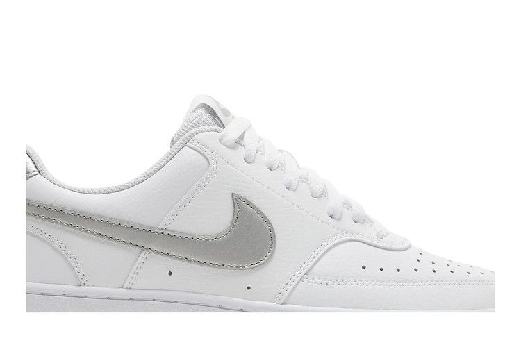 Кроссовки Nike Wmns Court Vision Low 'White Metallic Silver'