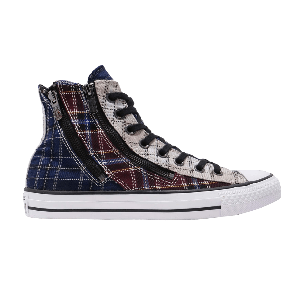 Кроссовки Converse Wmns Chuck Taylor All Star Double Zip Hi 'Blue Plaid'