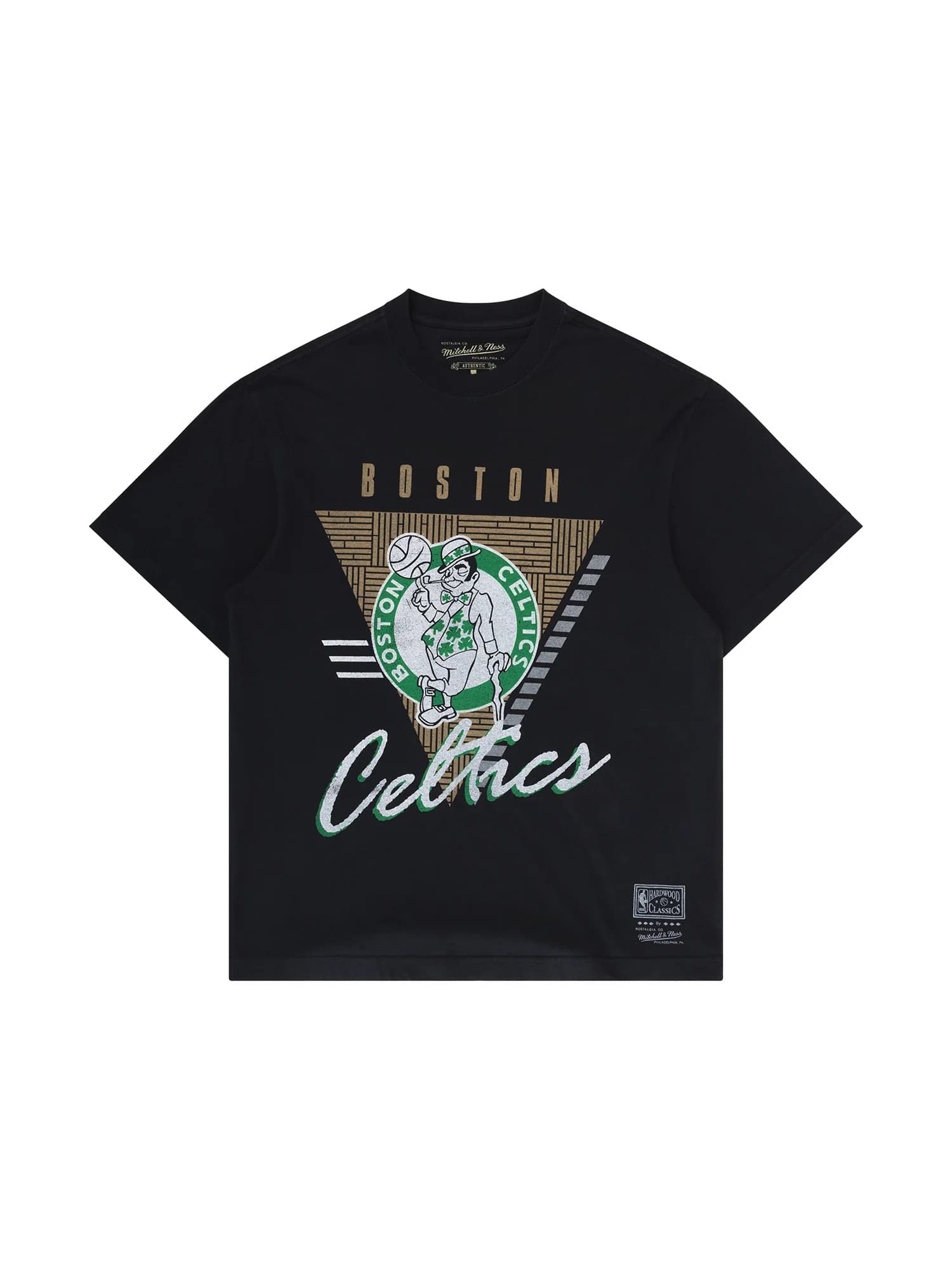 Mitchell-Ness-Boston-Celtics-Tri-Logo-Vintage-T-Shirt-3