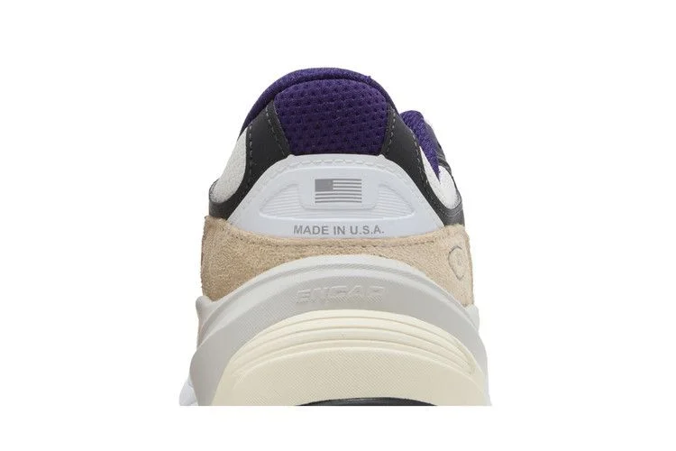 Кроссовки Teddy Santis x New Balance 990v6 Made in USA 'White Black Plum'