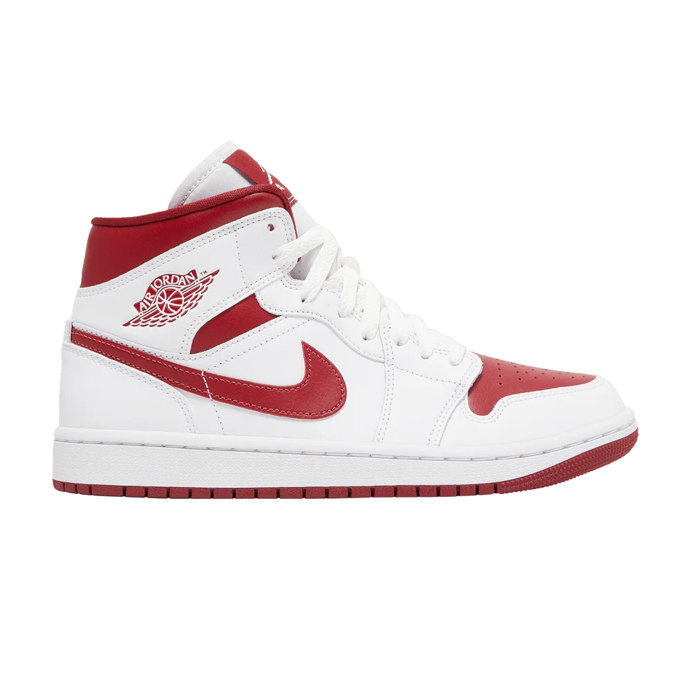 Krossovki-Wmns-Air-Jordan-1-Mid-White-Pomegranate