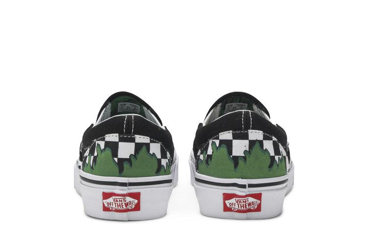 Кроссовки Vans Marvel x Classic Slip On 'Hulk'
