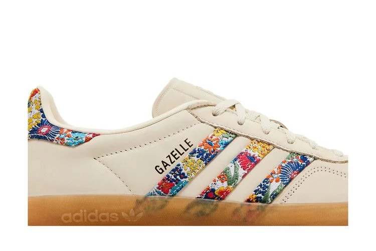 Кроссовки Liberty London x adidas Wmns Gazelle Indoor 'Floral Embroidery - Off White'