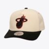 Mitchell-Ness-Cream-Miami-Heat-Overspray-Pro-Crown-Snapback-Hat-100x100