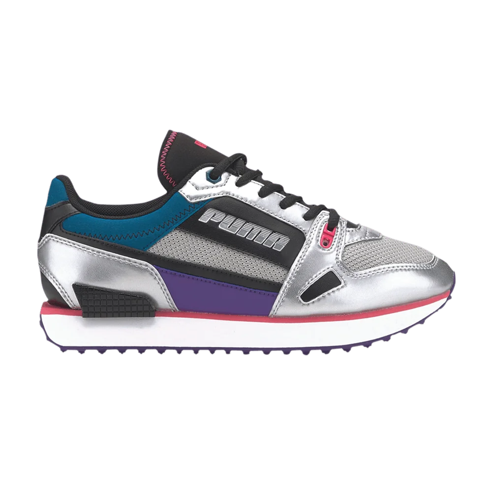 Кроссовки Puma Wmns Mile Rider 'Wonder Galaxy - Black Silver'