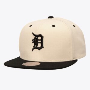 Mitchell-Ness-Cream-Black-Detroit-Tigers-Logo-Snapback-Hat-300x300
