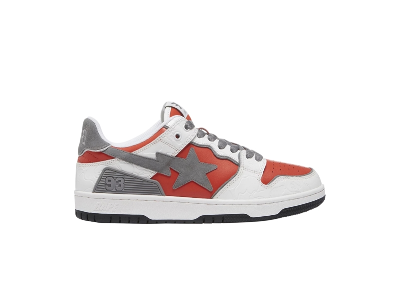 Кроссовки BAPE Wmns Sk8 Sta #4 L1 'Red'