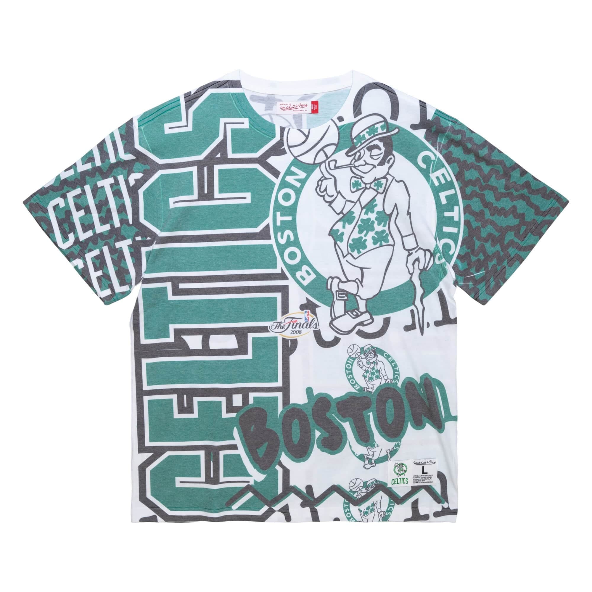 Футболка Mitchell & Ness Jumbotron 2.0 Sublimated SS Boston Celtics T-Shirt