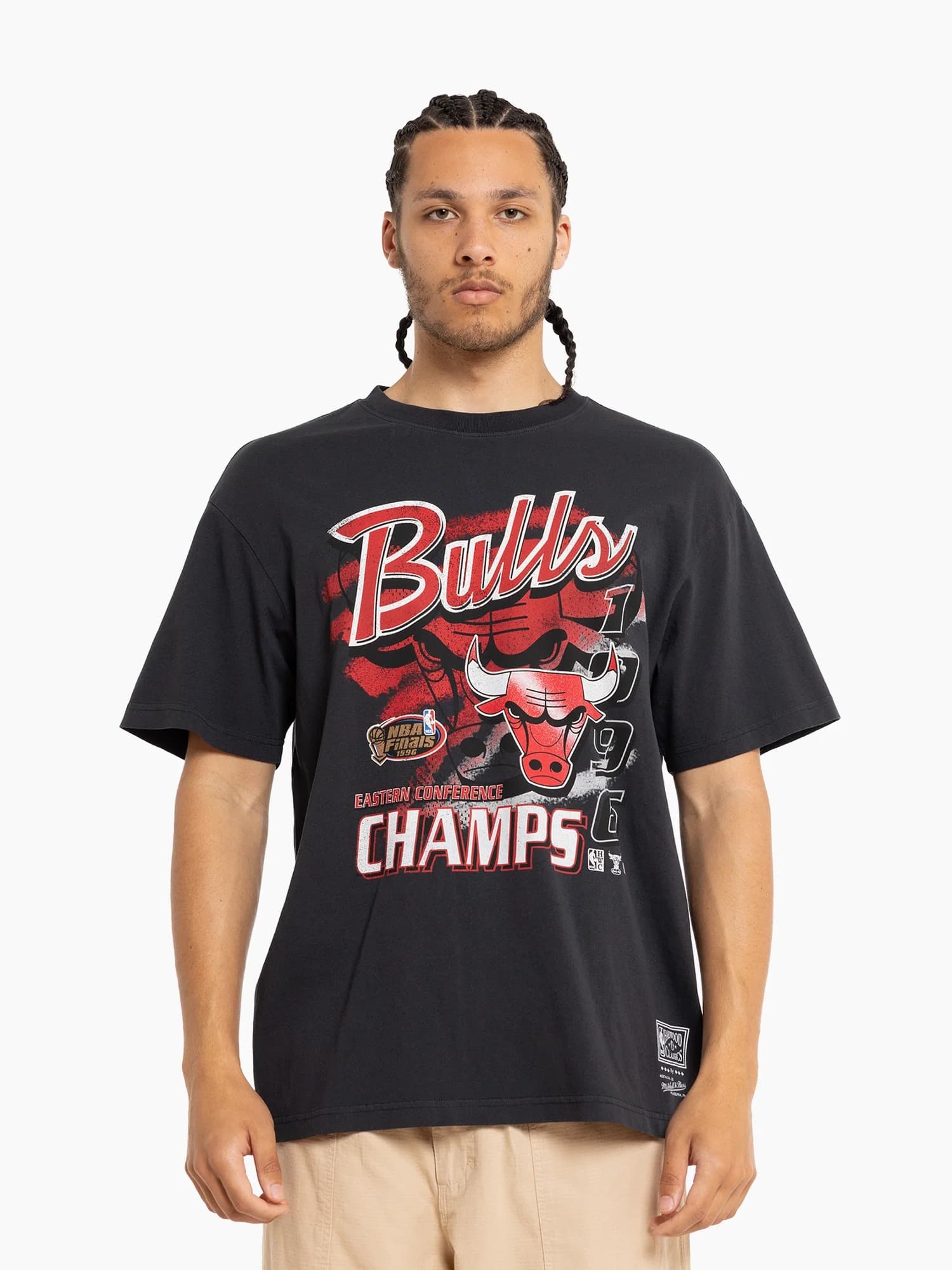 Футболка Mitchell & Ness Chicago Bulls Script Conference Champs Vintage NBA T-Shirt