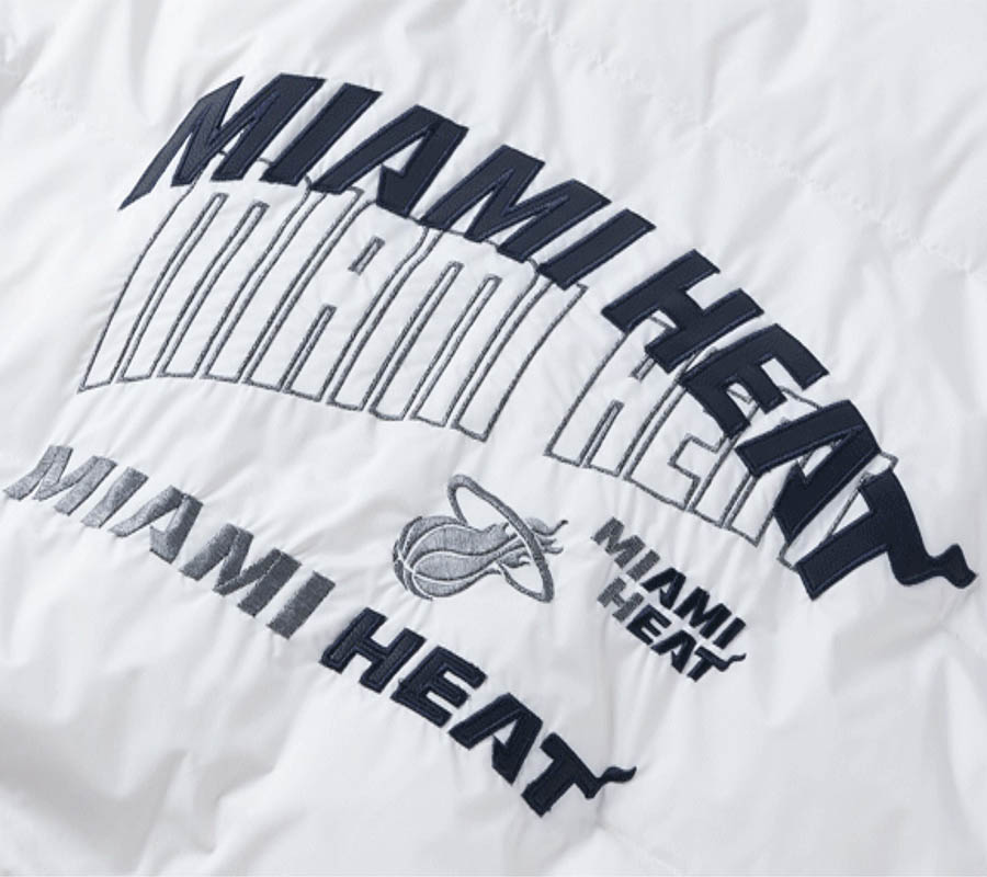Пуховик 2020 Miami Heat White Down Jacket Womens