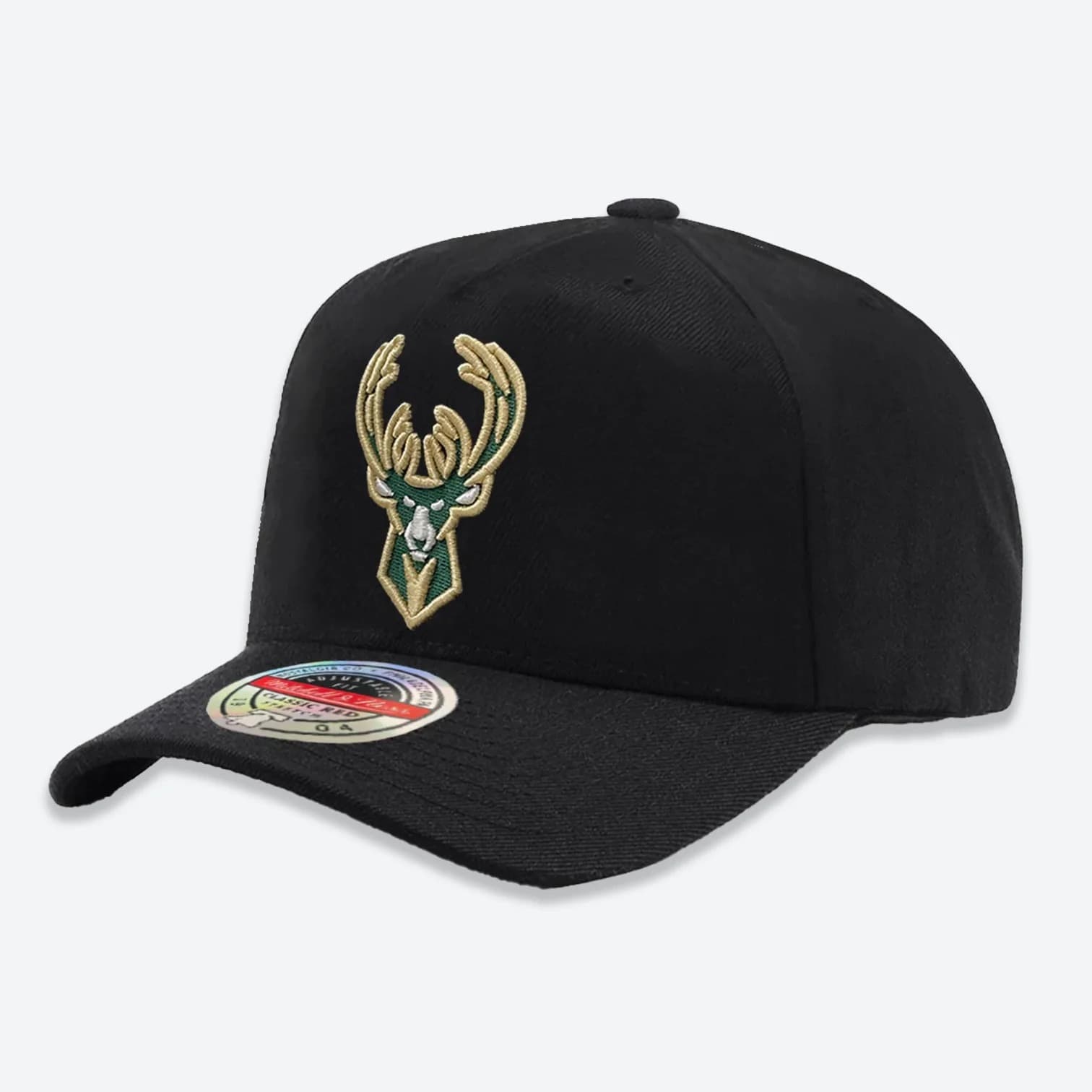 Бейсболка Mitchell & Ness Milwaukee Bucks Classic Stretch NBA Snapback Hat