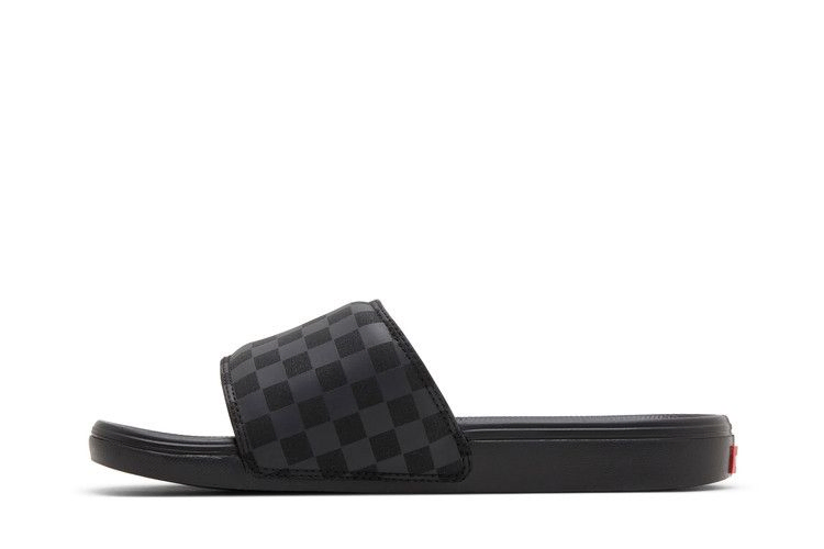 Vans La Costa Slide-On 'Triple Black Checkerboard'