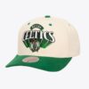 Mitchell-Ness-Cream-Boston-Celtics-Horizon-Pro-Crown-Snapback-Hat-100x100