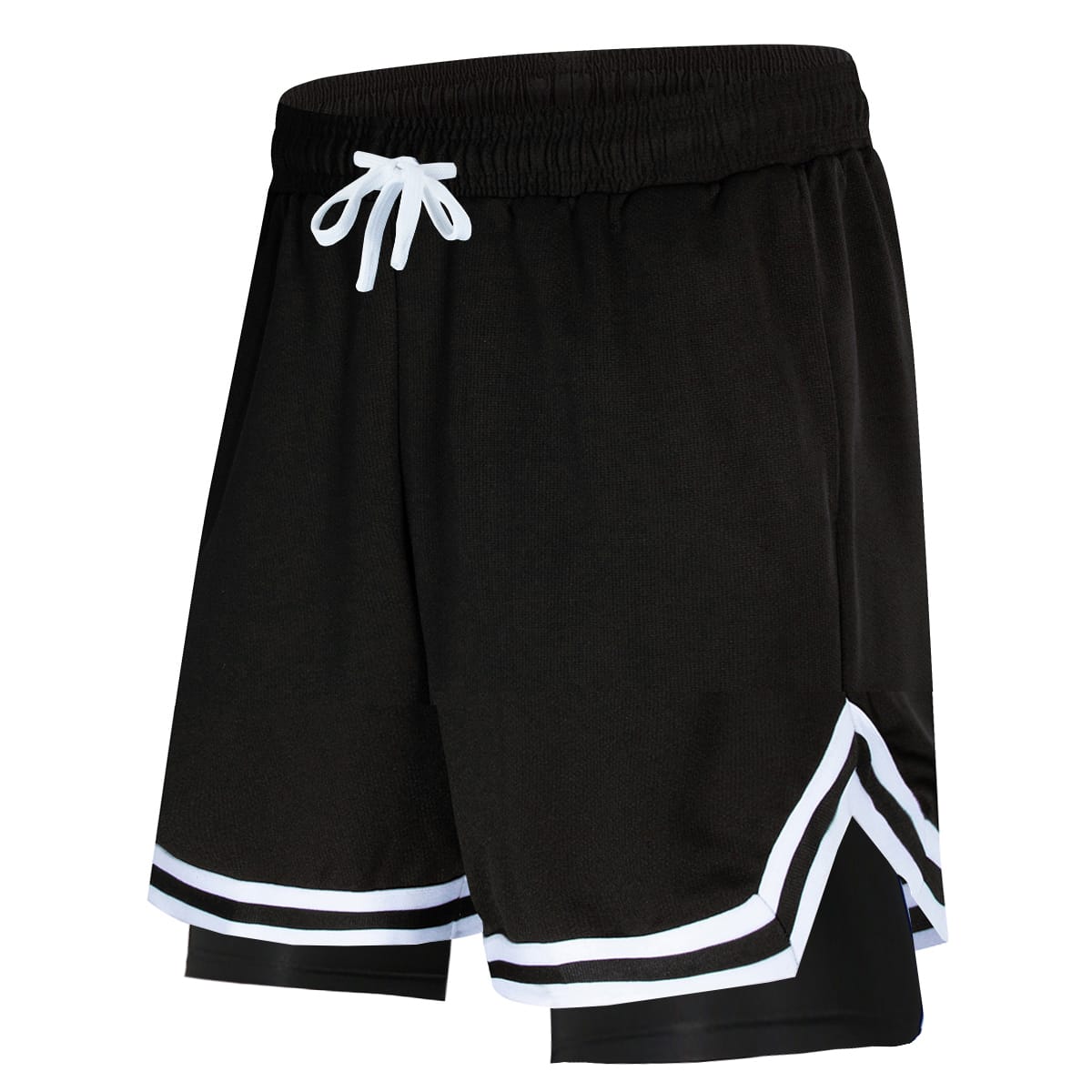 Баскетбольные шорты Daiong Black Cut Layered Shorts