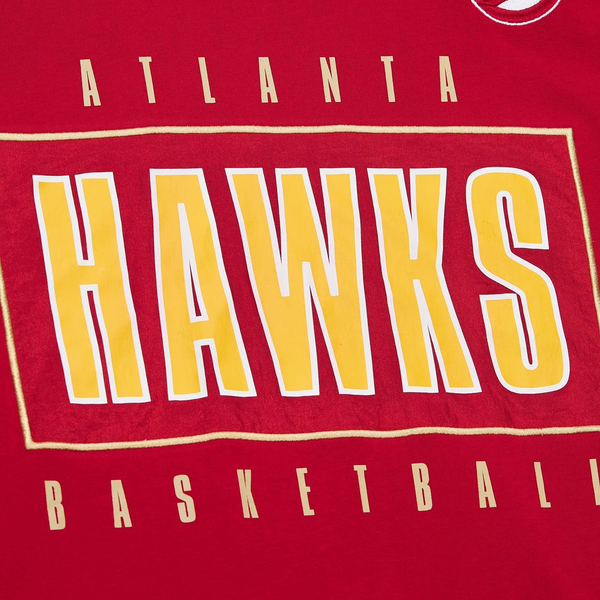 Футболка Mitchell & Ness Team OG 2.0 Premium SS Vintage Logo Atlanta Hawks T-Shirt