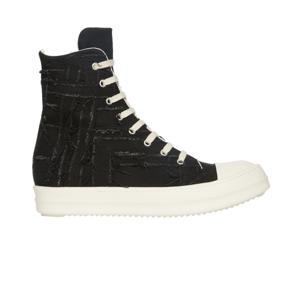 Кроссовки Rick Owens Wmns DRKSHDW Luxor Slashed High 'Black Milk'