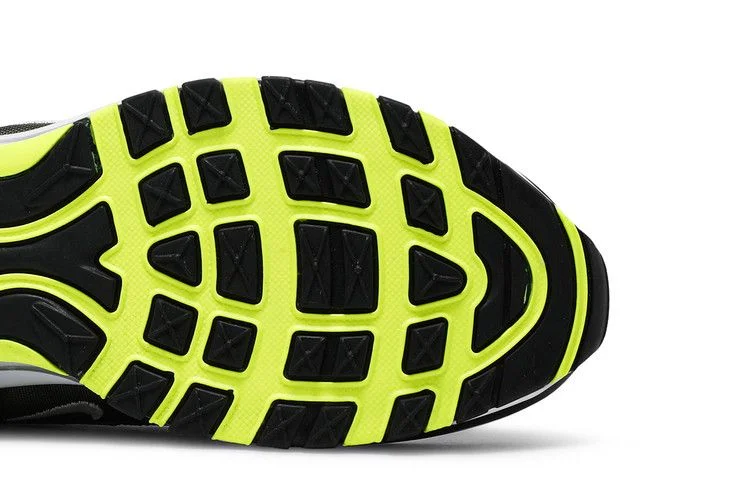 Кроссовки Undefeated x Nike Air Max 97 'Black Volt'