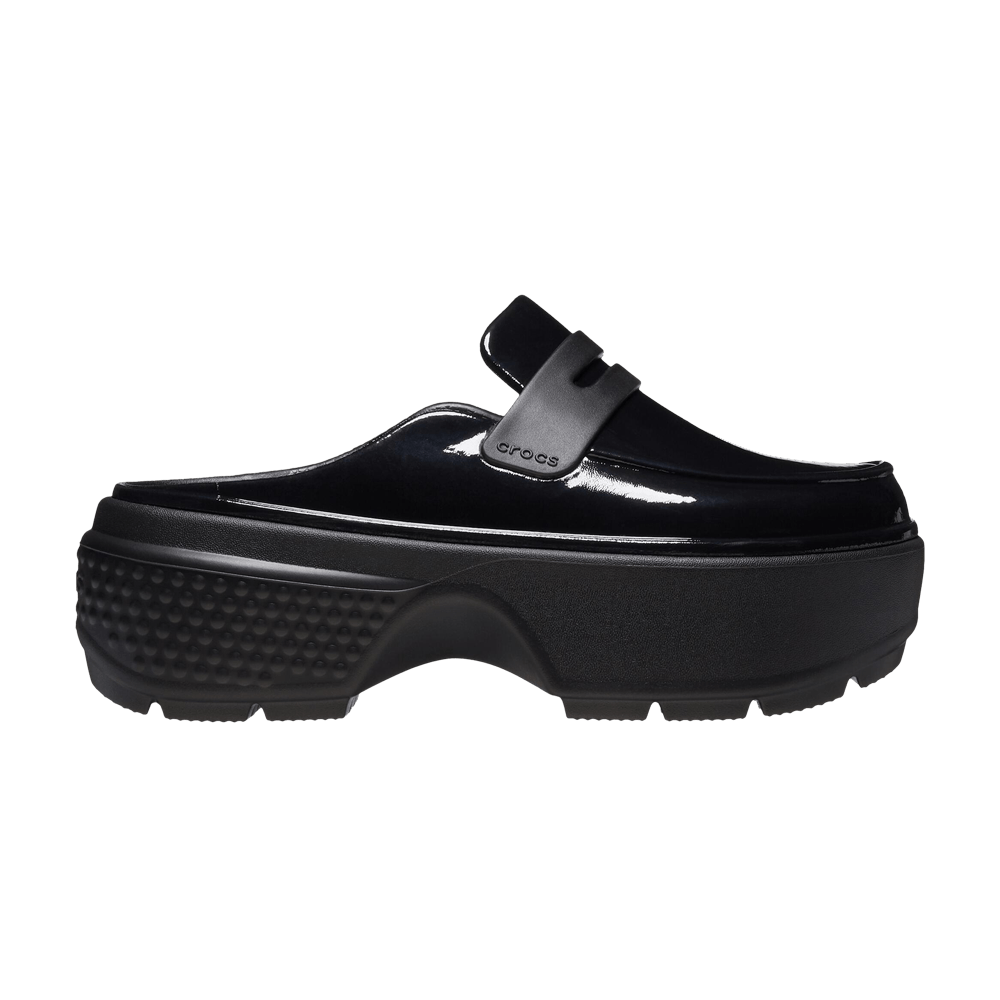 Кроссовки Crocs Stomp High Shine Loafer 'Black'