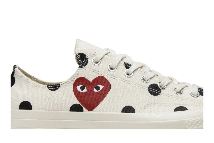 Кроссовки Comme des Garçons x Converse Chuck Taylor All Star 70 Low 'Polka Dot'