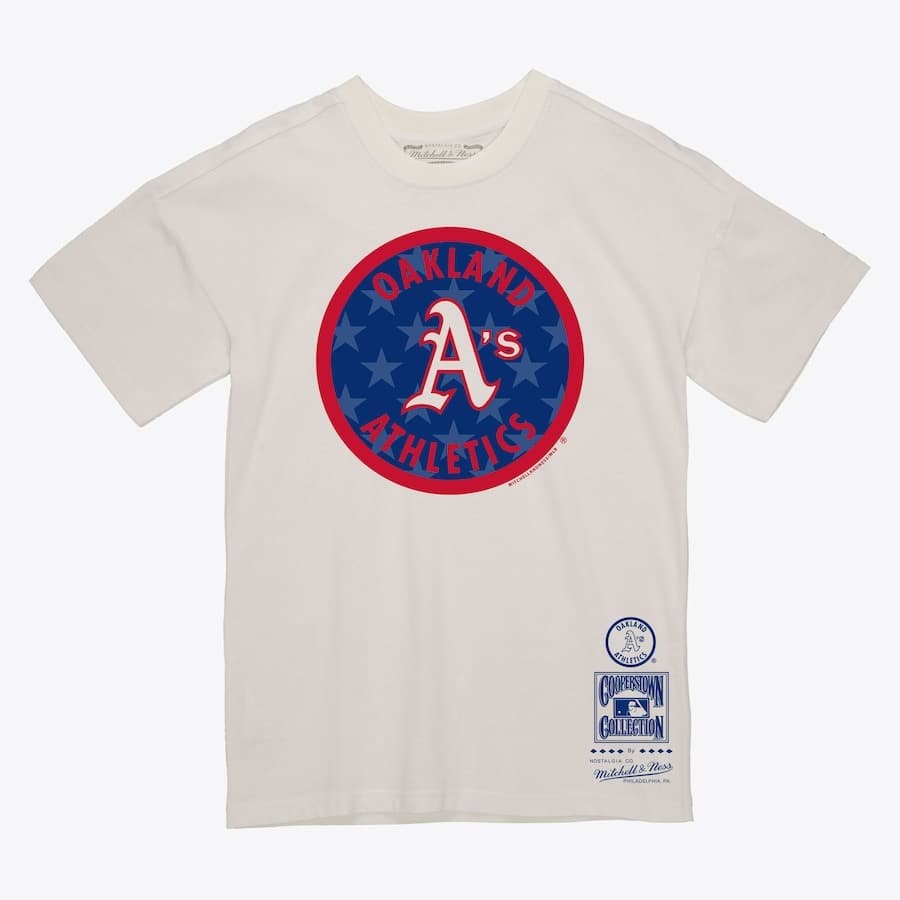 Футболка Mitchell & Ness Cream Athletics Freedom T-Shirt