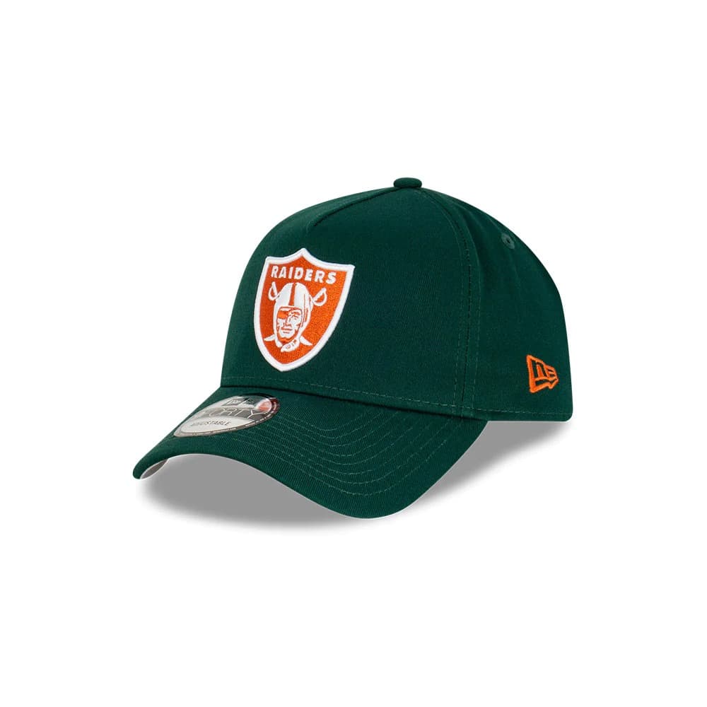 Бейсболка New Era Oakland Raiders 9FORTY A-Frame Copper Green NFL Snapback Hat
