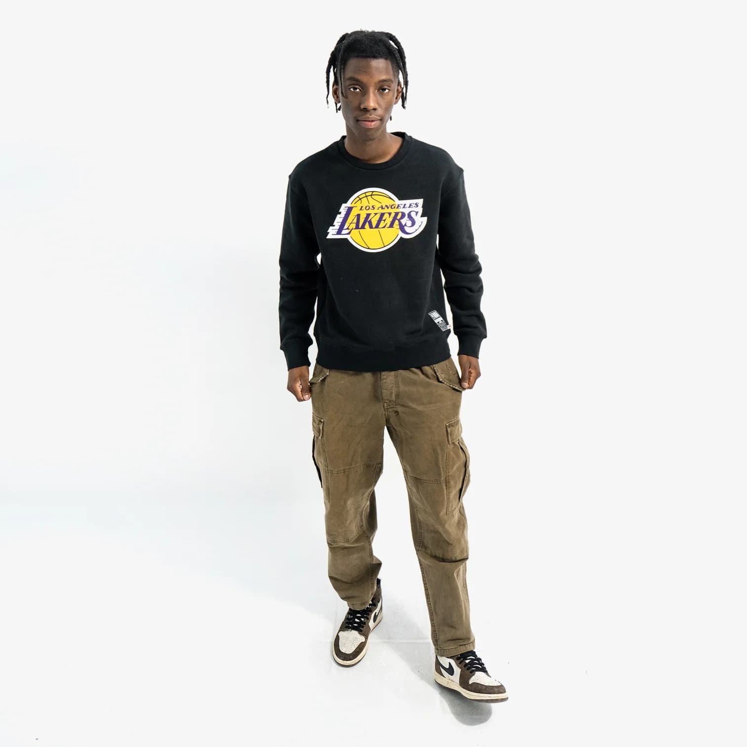 Футболка NBA Essentials Los Angeles Lakers Team Logo NBA Crew Neck Jumper
