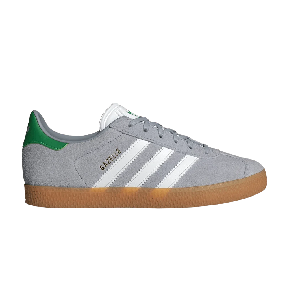 Krossovki-adidas-Gazelle-J-Silver-Green
