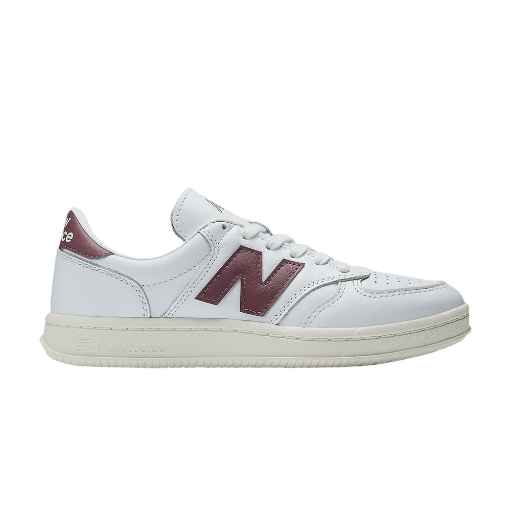 Кроссовки New Balance T500 'White Washed Burgundy'