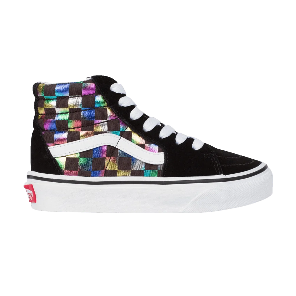Krossovki-Vans-Sk8-Hi-Kids-Checkerboard-Iridescent