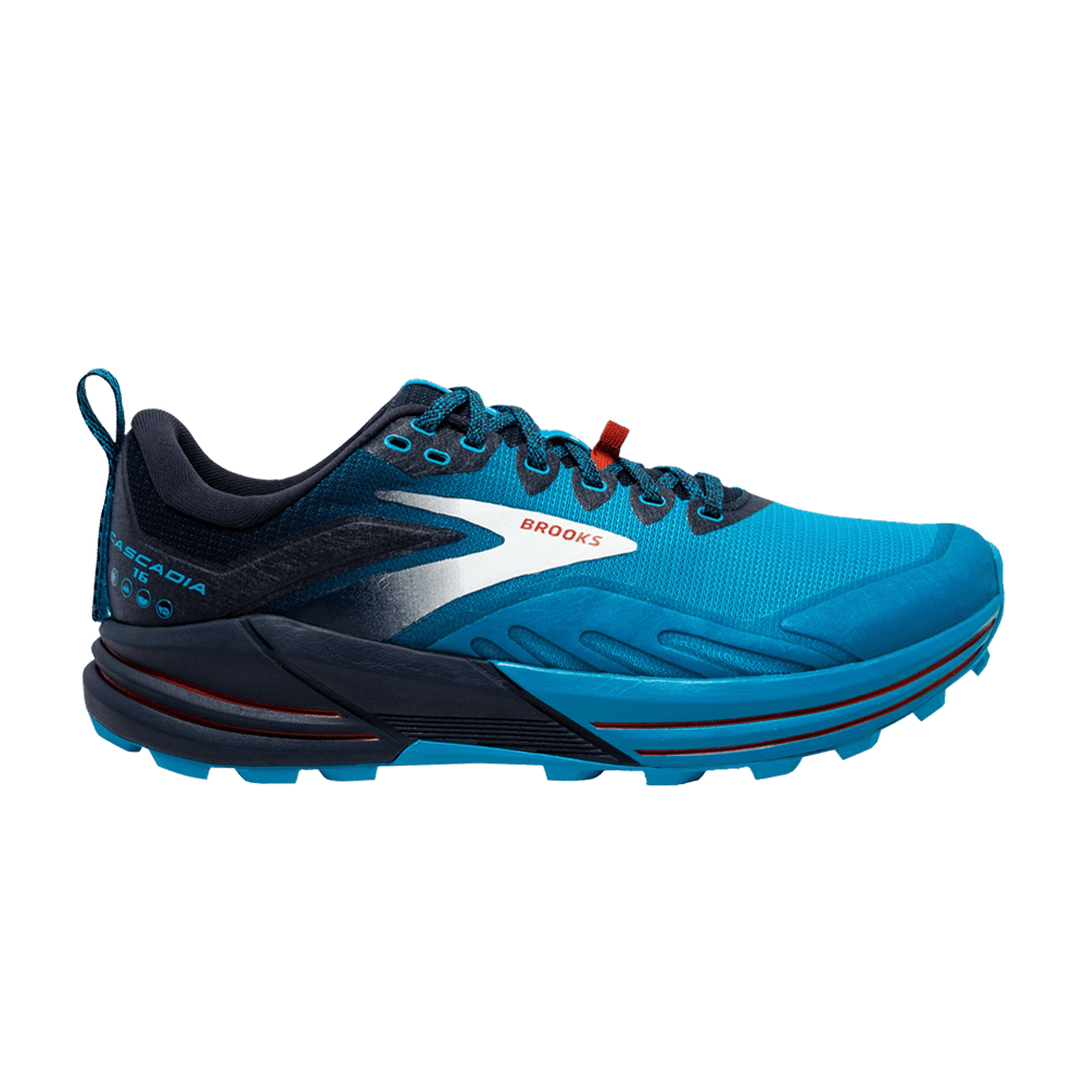 Кроссовки Brooks Cascadia 16 'Peacoat Atomic Blue'