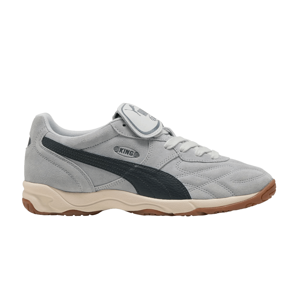 Кроссовки Puma King Indoor Suede 'Grey Echo Alpine Snow'