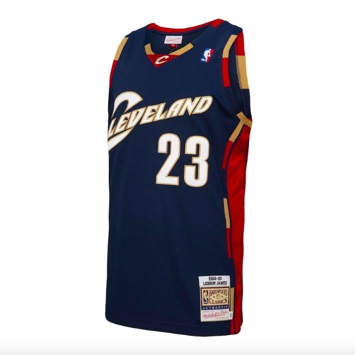 2007-08-Cleveland-Cavaliers-23-LeBron-James-Mitchell-Ness-Authentic-Navy-Jersey-3