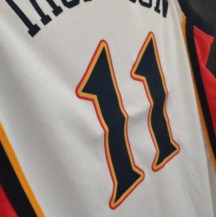 Баскетбольная джерси 2009-10 Klay Thompson Warriors #11 White