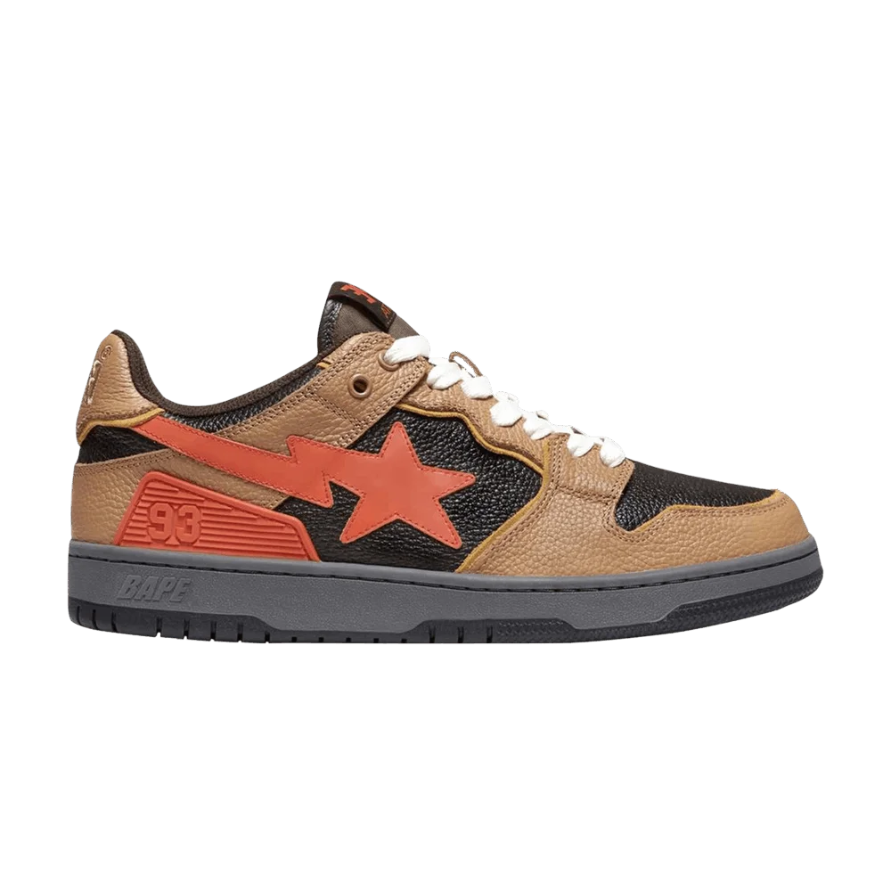Кроссовки BAPE Wmns Sk8 Sta 'Black Orange'