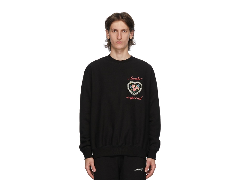Свитшот Awake Is Special Crewneck Sweatshirt Black