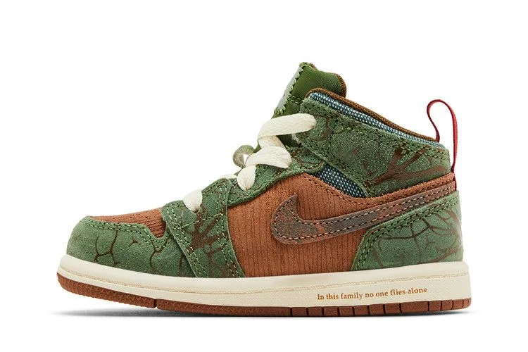 Кроссовки Air Jordan 1 Mid TD 'Treeline'