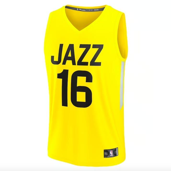 2022-23-Utah-Jazz-16-Simone-Fontecchio-Fast-Break-Icon-Yellow-Jersey-2