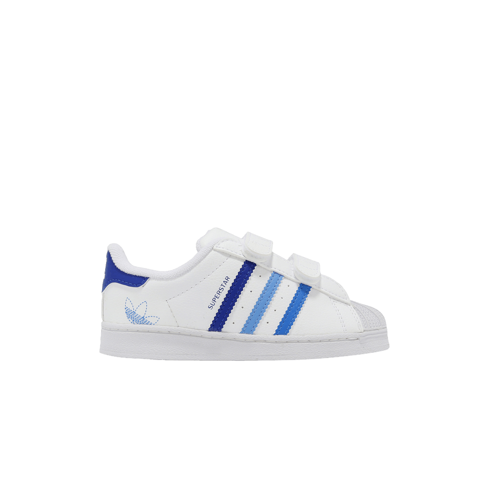 Кроссовки Adidas Superstar CF I 'White Royal Blue'