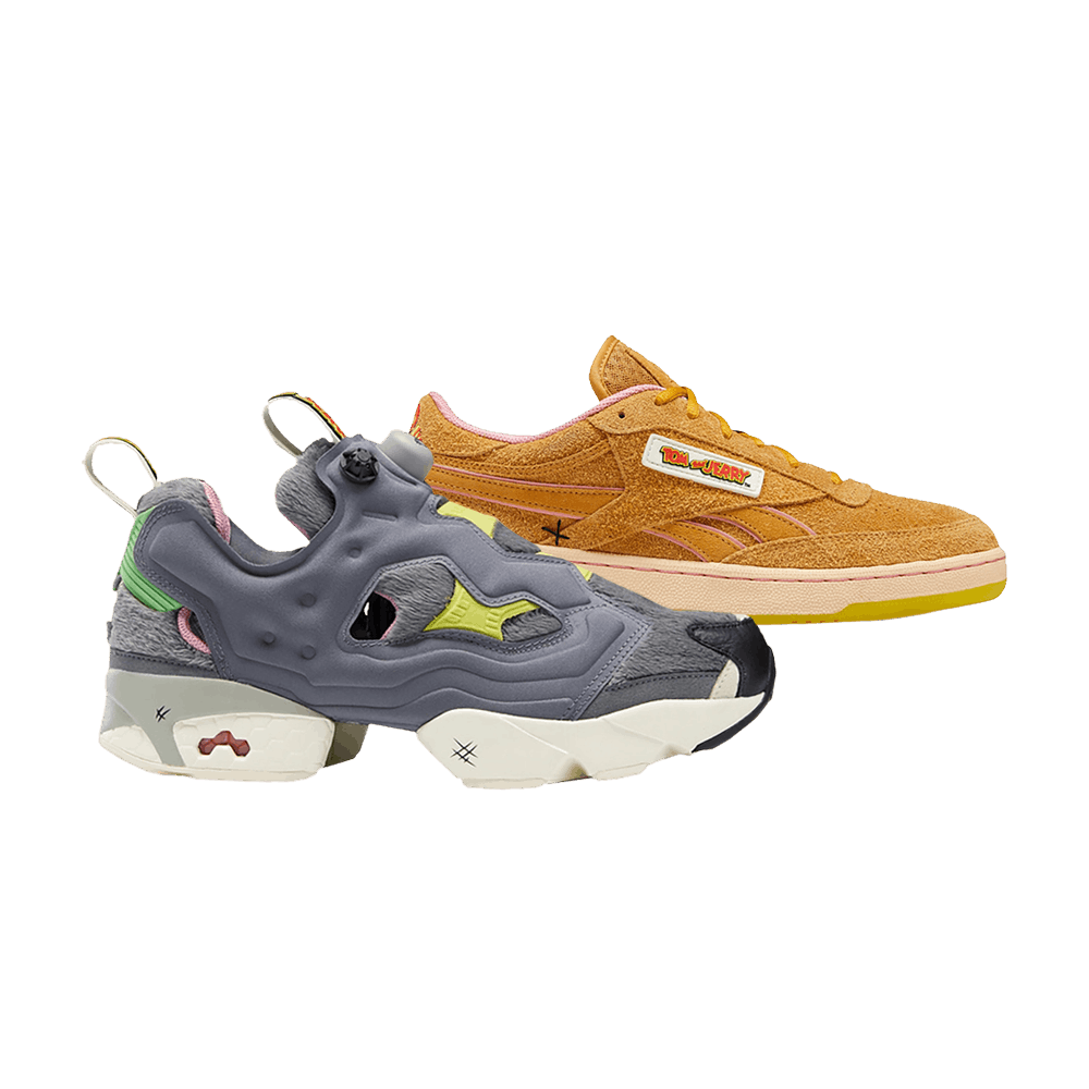 Кроссовки Reebok Bait x Tom & Jerry x Instapump Fury/Club C Revenge 'Sneaker Kit'