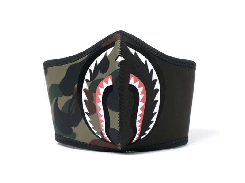 Маска BAPE 1st Camo Shark Mask (FW18) Green